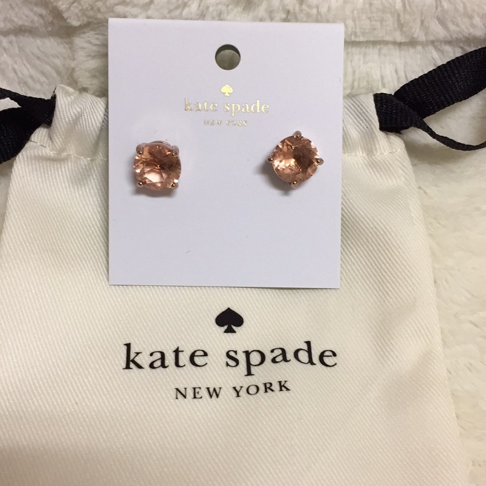 NWT Kate Spade Stud Earrings- Rose Gold